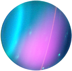 NASA infrared photo of Uranus